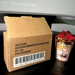 Starbucks ORNAMENT 2pcs